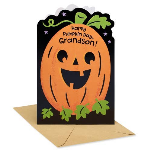 Halloween Grandson | Halloween Greeting Card for Grandson