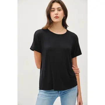 Lightweight Basic Flowy Tee