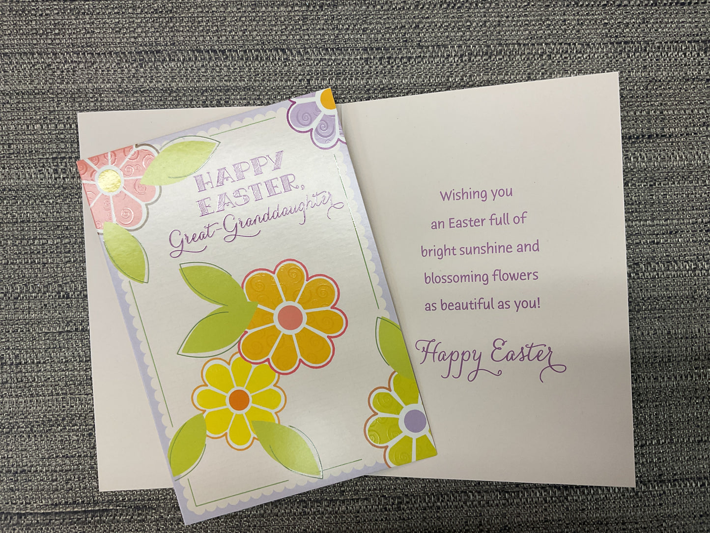 Great-Granddaughter Easter Card