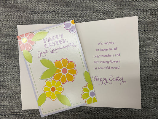 Great-Granddaughter Easter Card