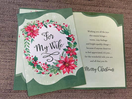 Wife Christmas Card