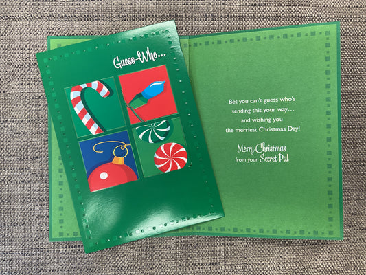 Secret Pal Christmas Card
