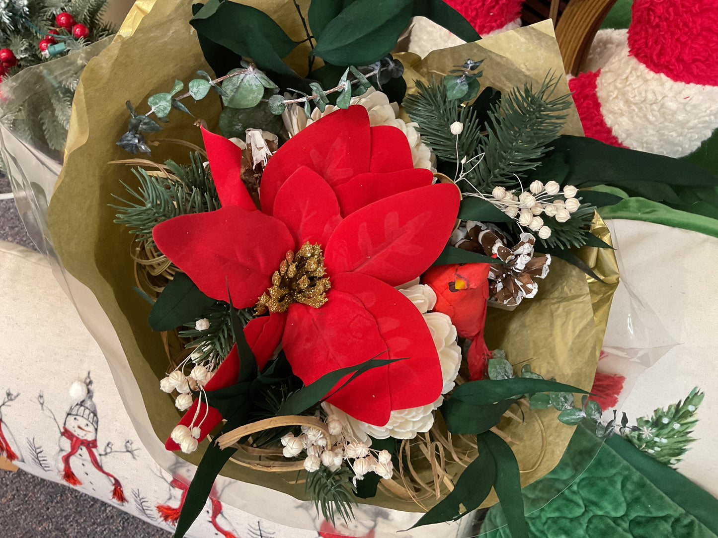 Holiday Fragrant Faux Bouquet