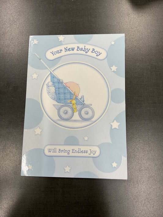 New Baby Boy Card
