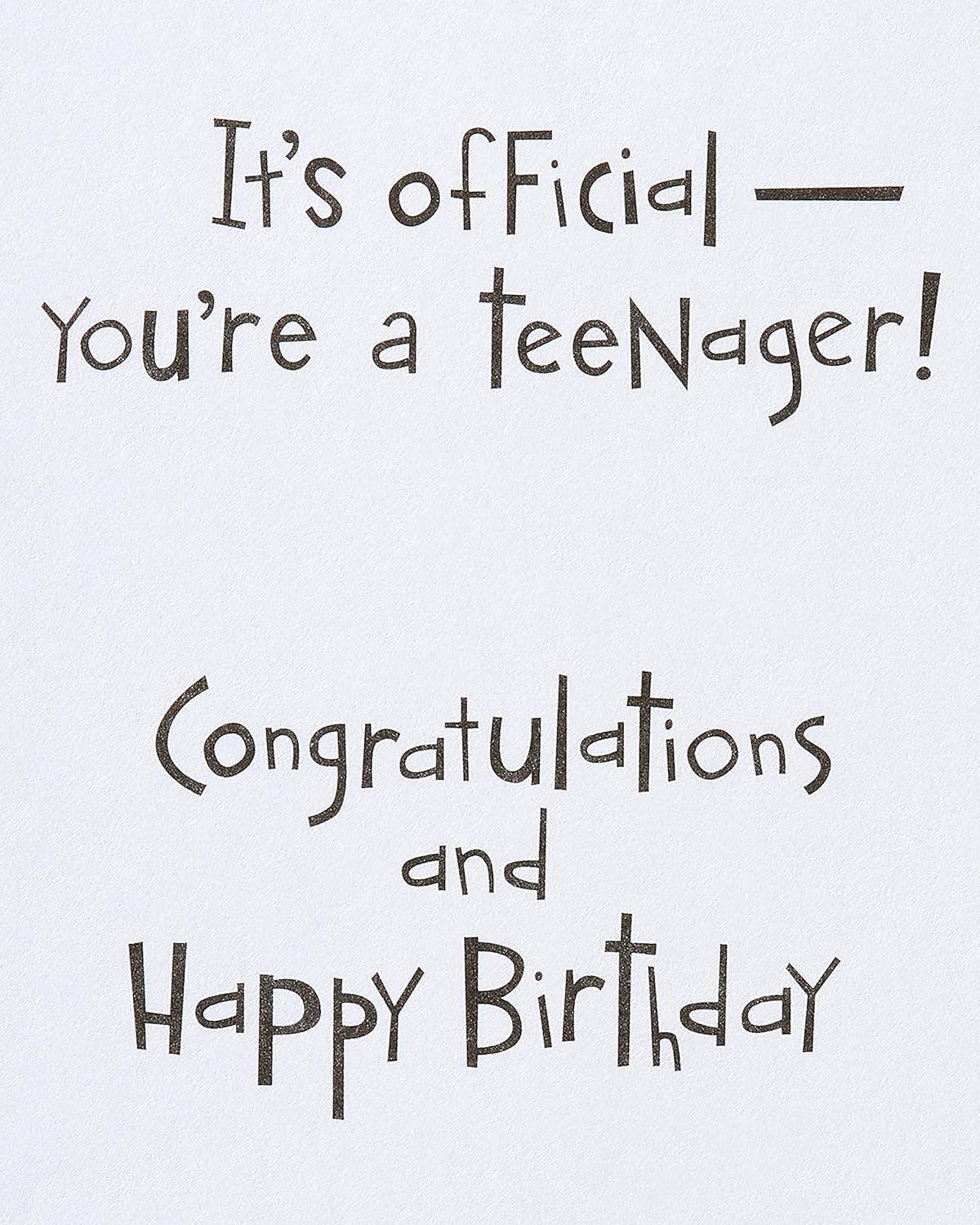 Birthday Age 13