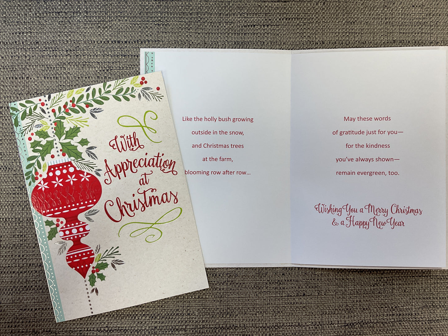 Appreciation Christmas Card