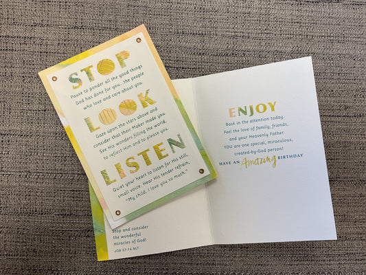 Religious Birthday Card