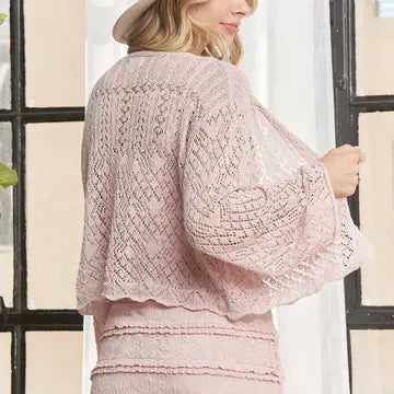 Long Sleeve Crochet Sweater