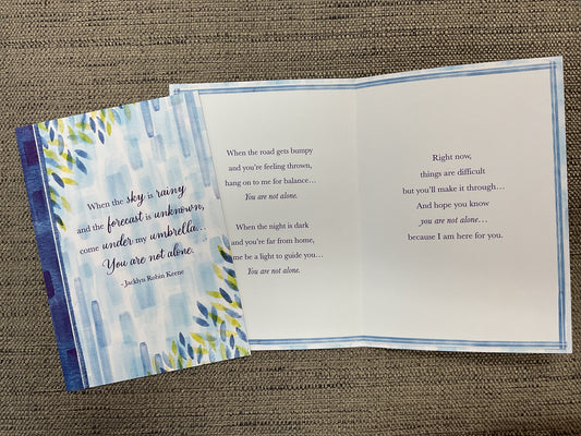 Difficult Time - Encouragement Card