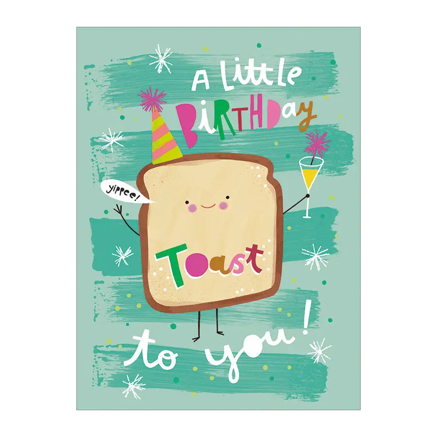 Birthday Toast - Birthday Fun Card