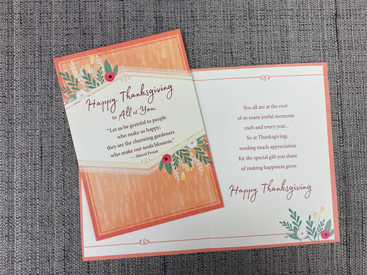 Happy Thanksgiving to All Card