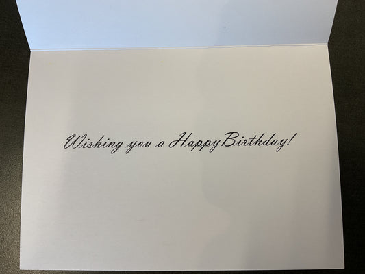Spring Stream and Cabin - Birthday Value Card