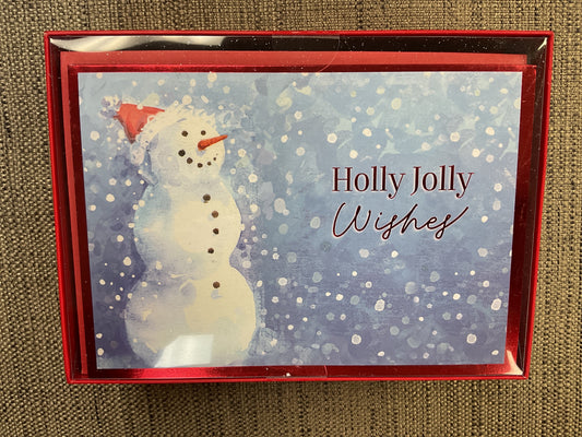 Holly Jolly Wishes Boxed Christmas Cards