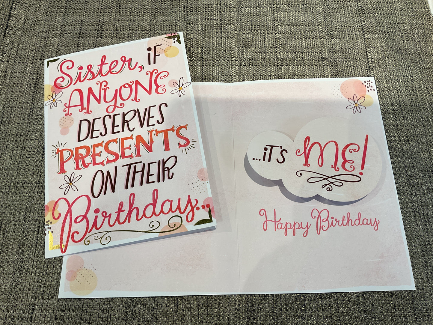 Sister Birthday Card