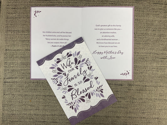 Mother’s Day Card for Wife