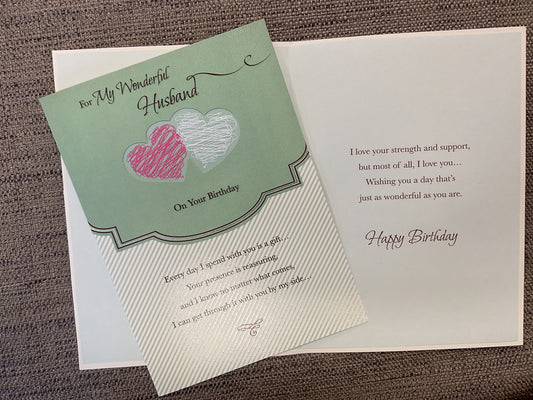 Husband Birthday Card