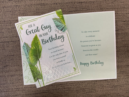 For Him Birthday Card