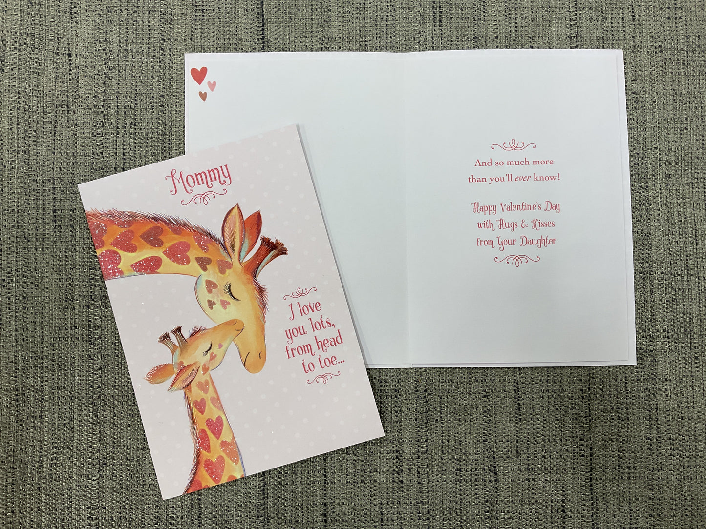 Valentine’s Day Card for Mommy (From Young Daughter)