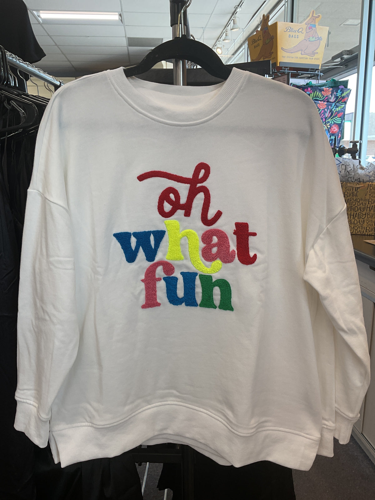 Oh What Fun Knit Graphic Sweat