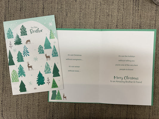Brother Christmas Card