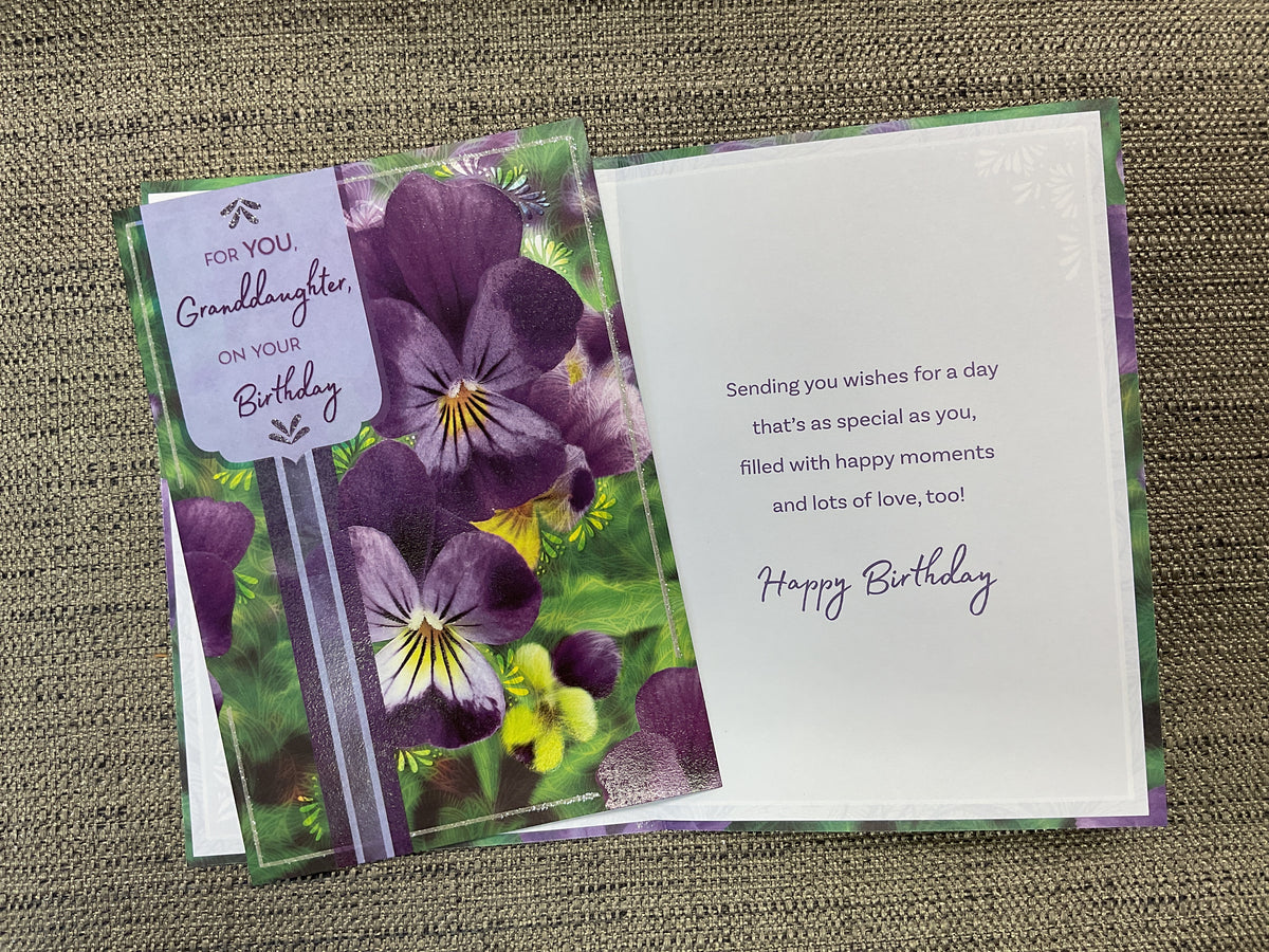 Granddaughter Birthday Card