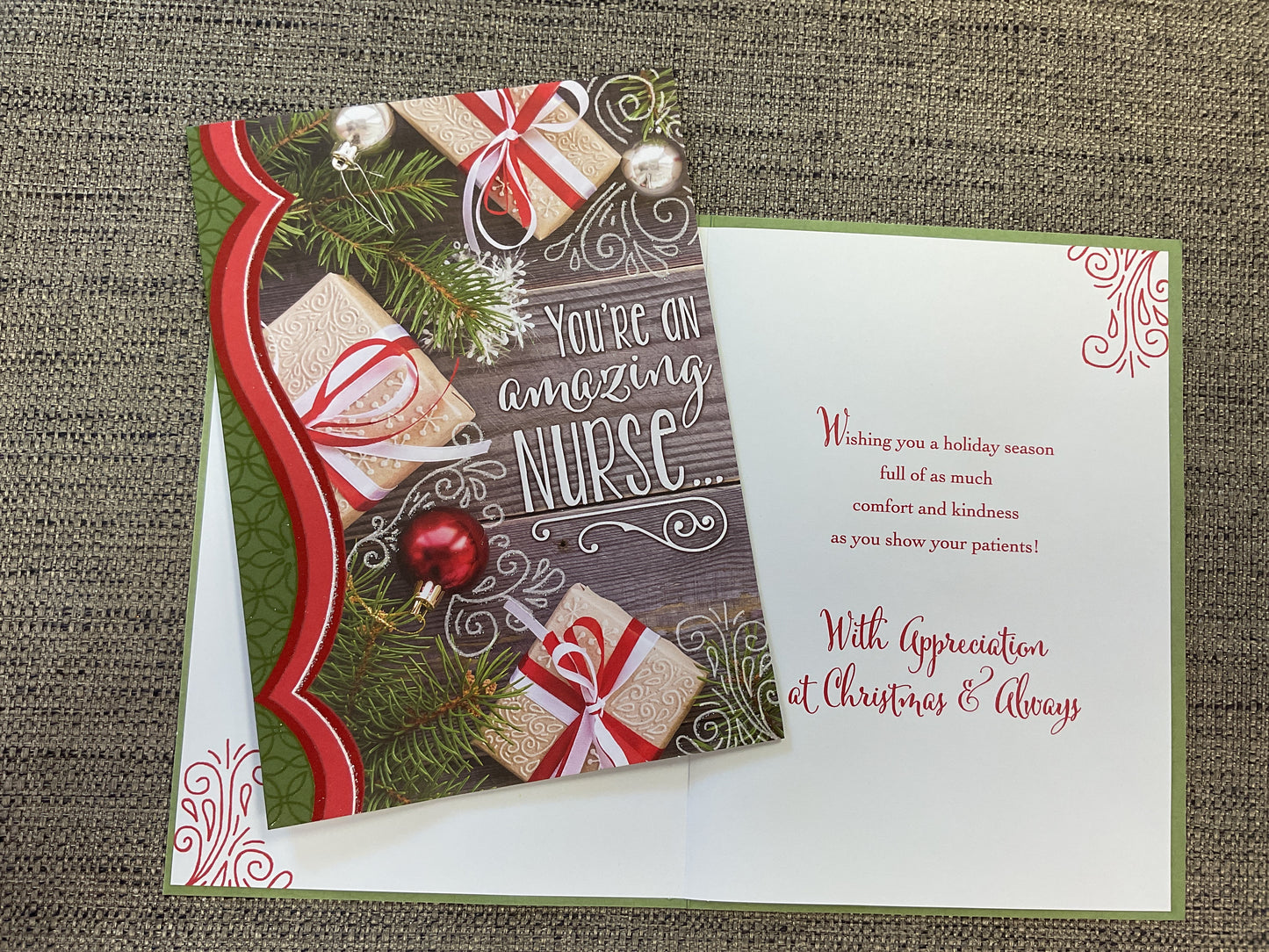 Nurse Christmas Card