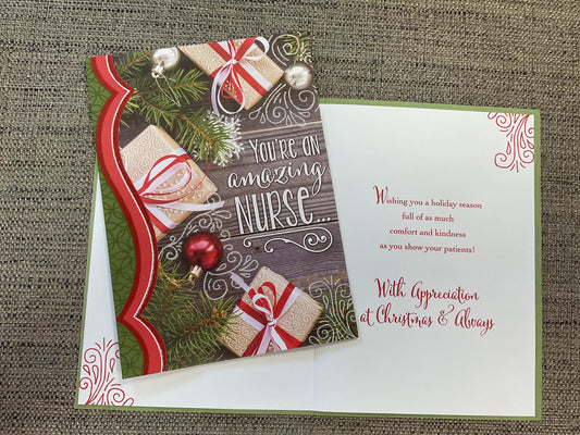 Nurse Christmas Card