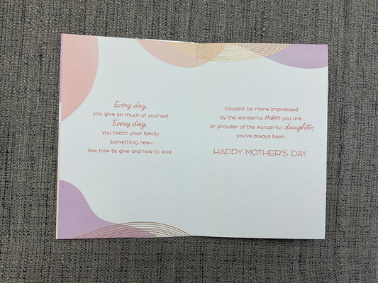 Daughter- Mother’s Day