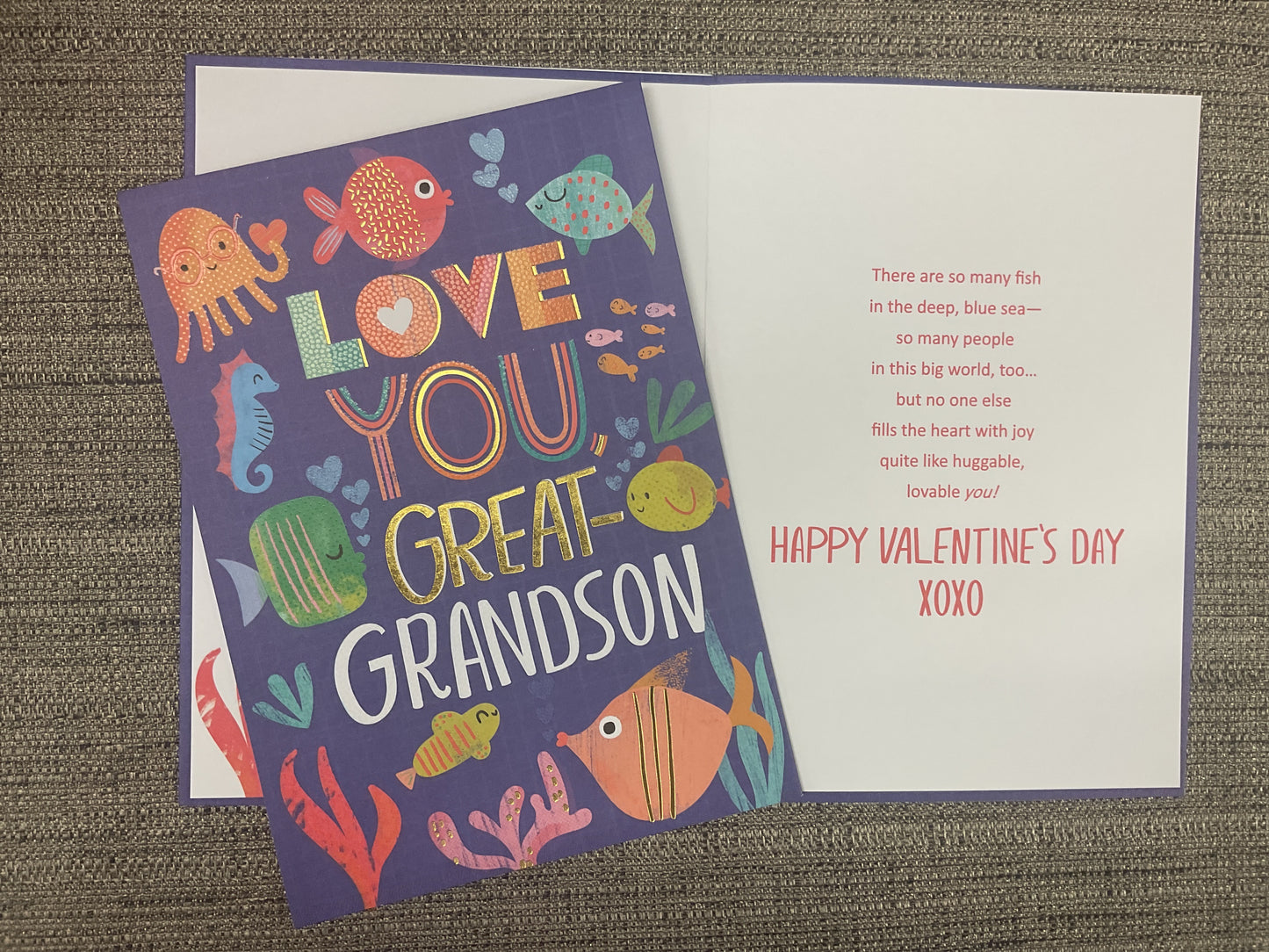 Great-Grandson - Valentine’s Day Card