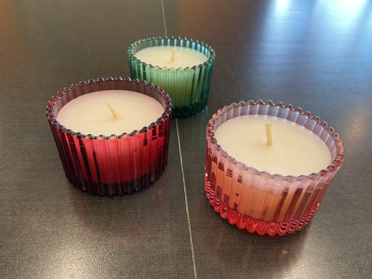Paddywax Holiday Ribbed Mercury Glass Candle 2 oz