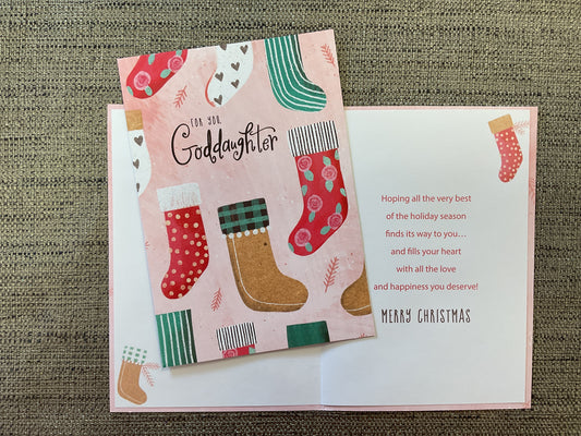 Goddaughter Christmas Card