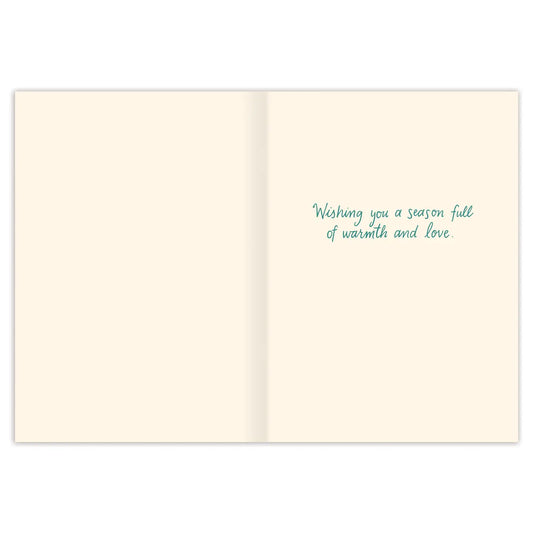 Cozy Christmas House Holiday Card