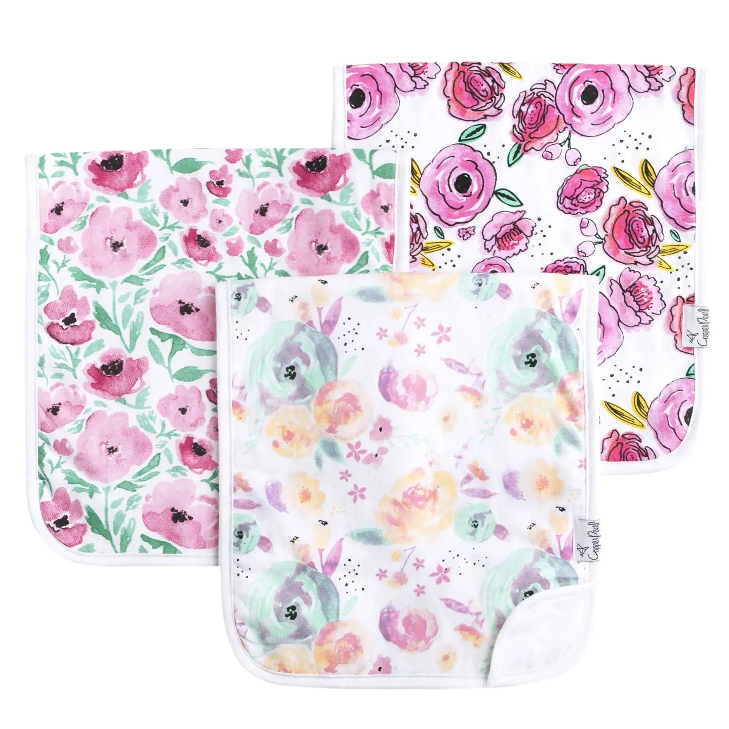 Copper Pearl Premium Burp Cloths