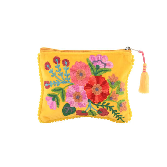 Embroidery Zipper Pouches