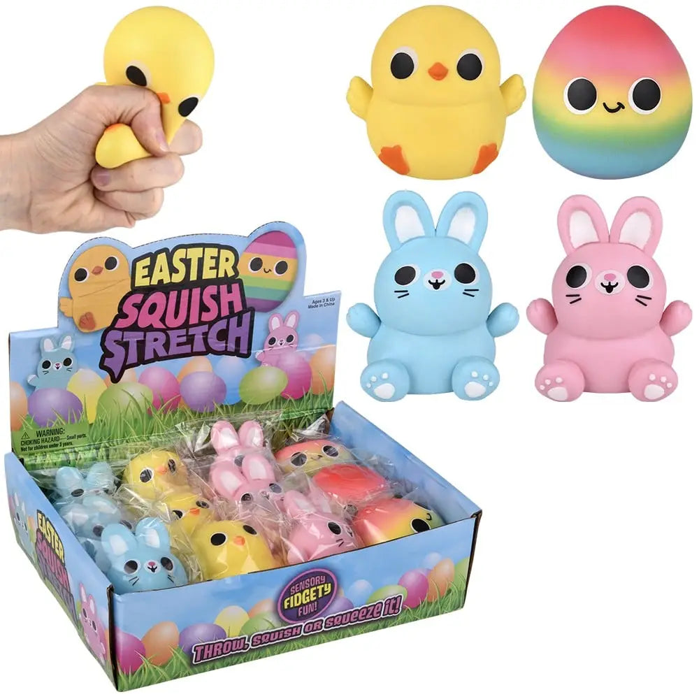 Easter Squish Stretch Assortment Squishy Toys