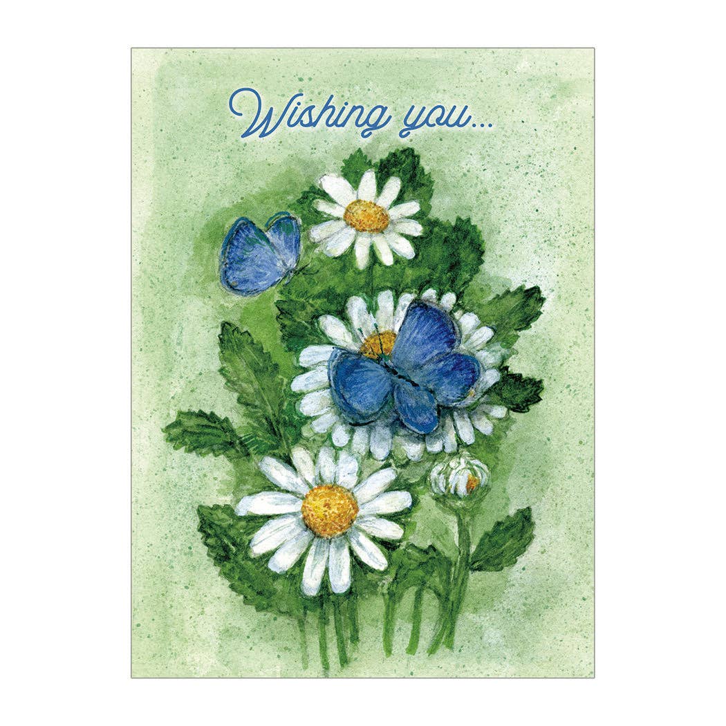 Two Butterflies - Faith Birthday Card