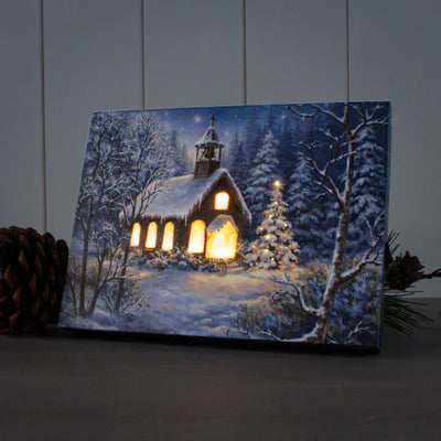 Holiday Lighted Canvas