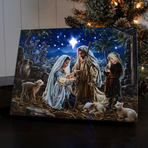 Holiday Lighted Canvas