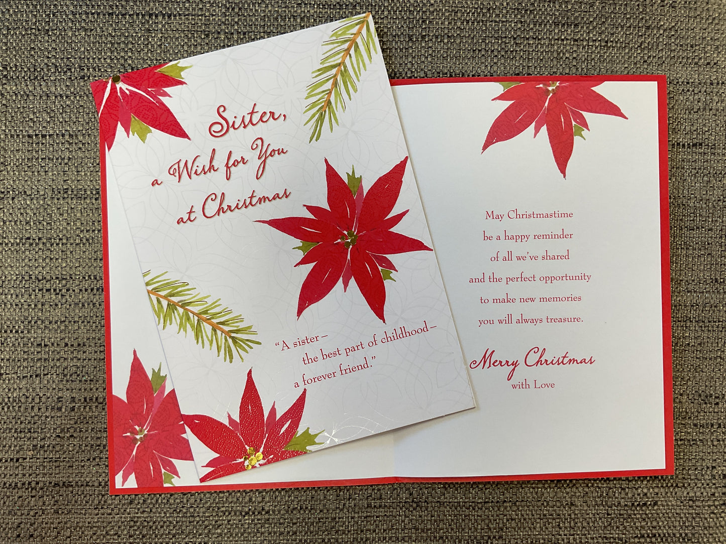 Sister Christmas Card