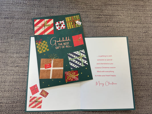 Godchild Christmas Card