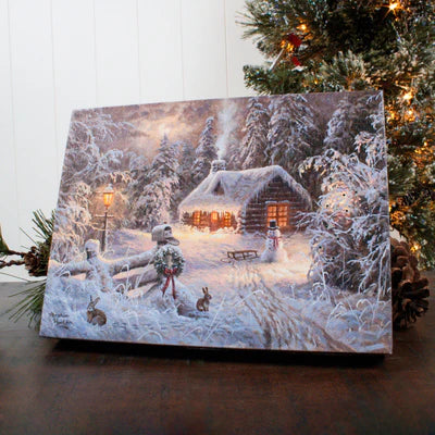 Holiday Lighted Canvas