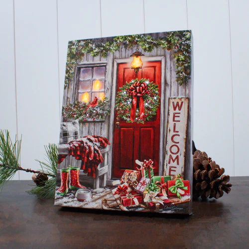Holiday Lighted Canvas