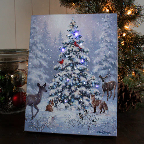 Holiday Lighted Canvas