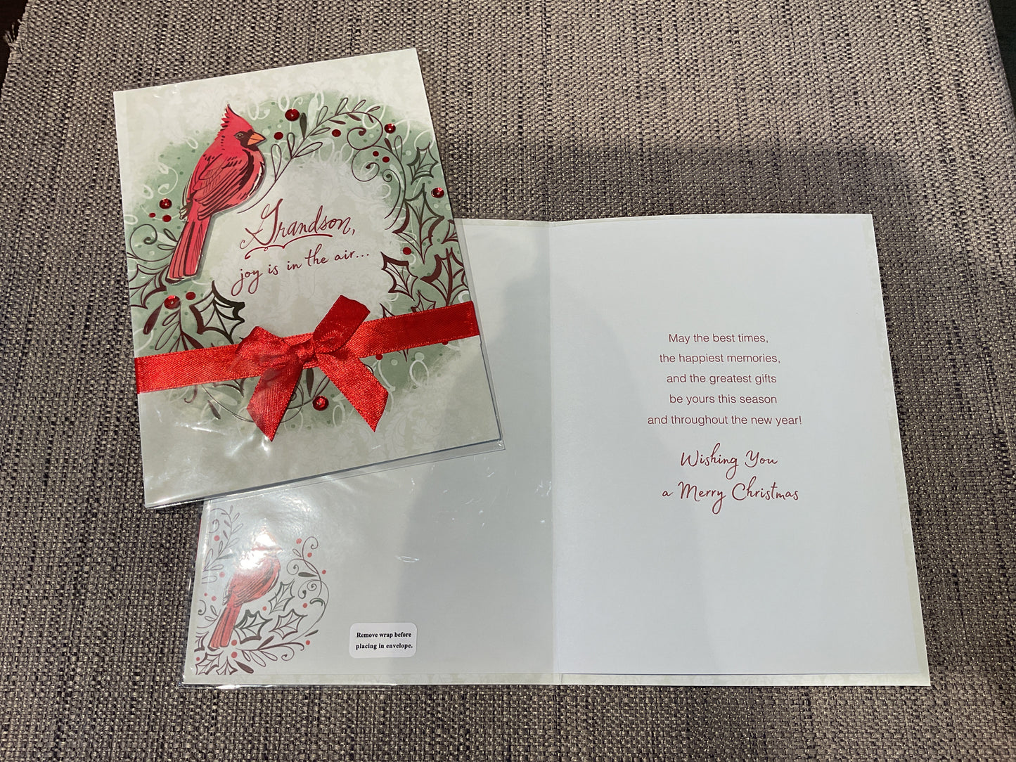 Grandson Christmas Card
