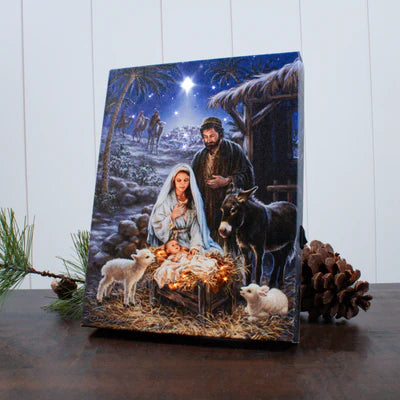 Holiday Lighted Canvas
