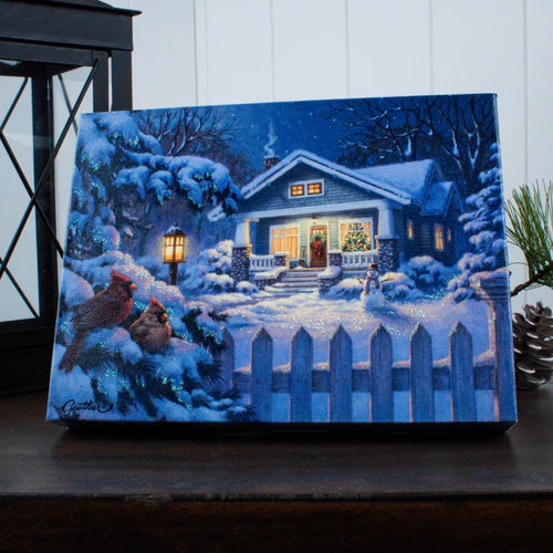 Holiday Lighted Canvas