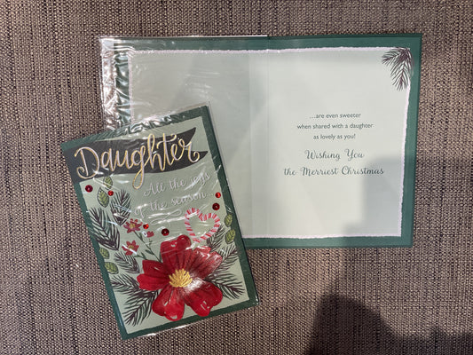 Daughter Christmas Card