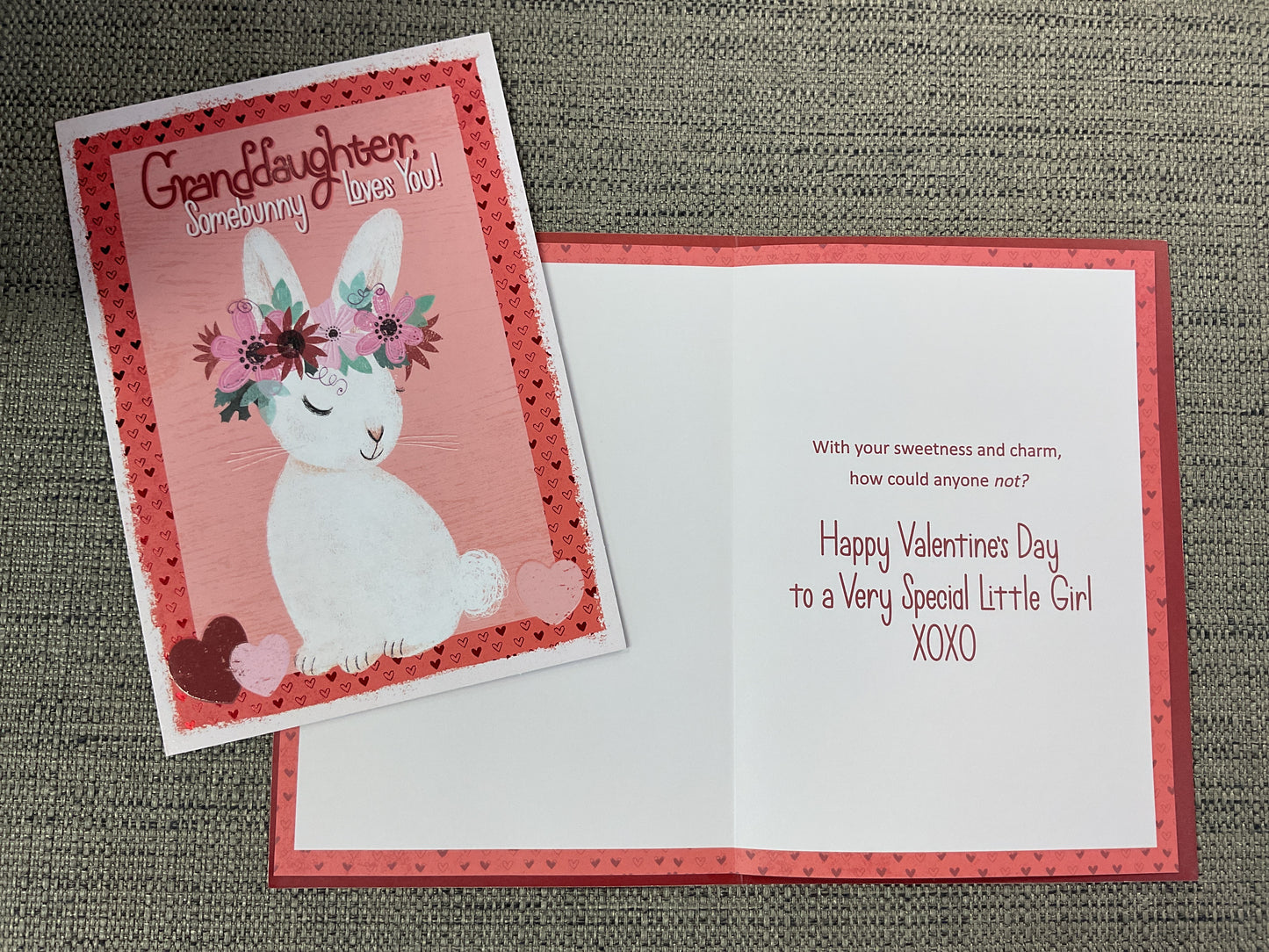 Valentine’s Day Card - Young Granddaughter