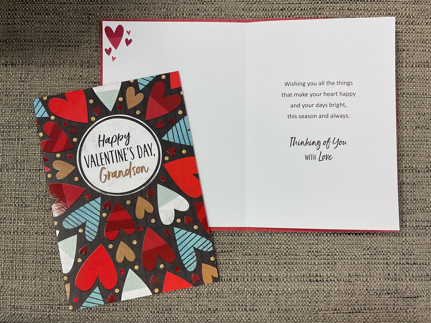 Valentine’s Day Card - Grandson