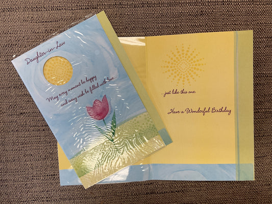 Daughter-in-Law Birthday Card